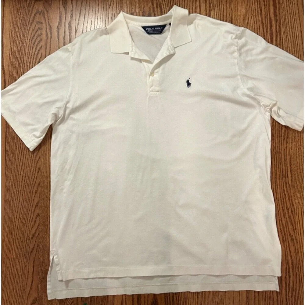 Polo Golf Ralph Lauren Shirt Short Sleeves size XL 100% Pima Cotton Made in Peru